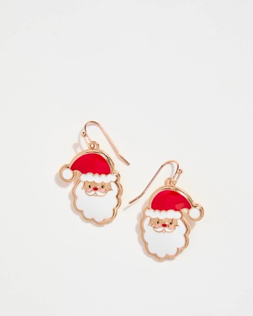 Christmas Santa Drop Earrings
