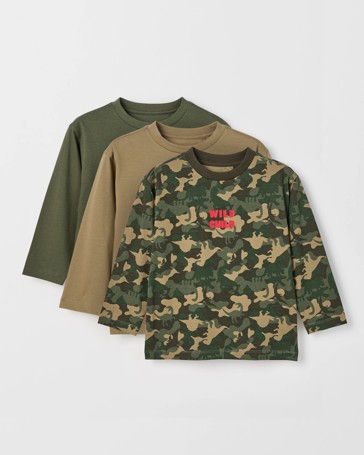 Australian Cotton 3 Pack Long Sleeve T-Shirts