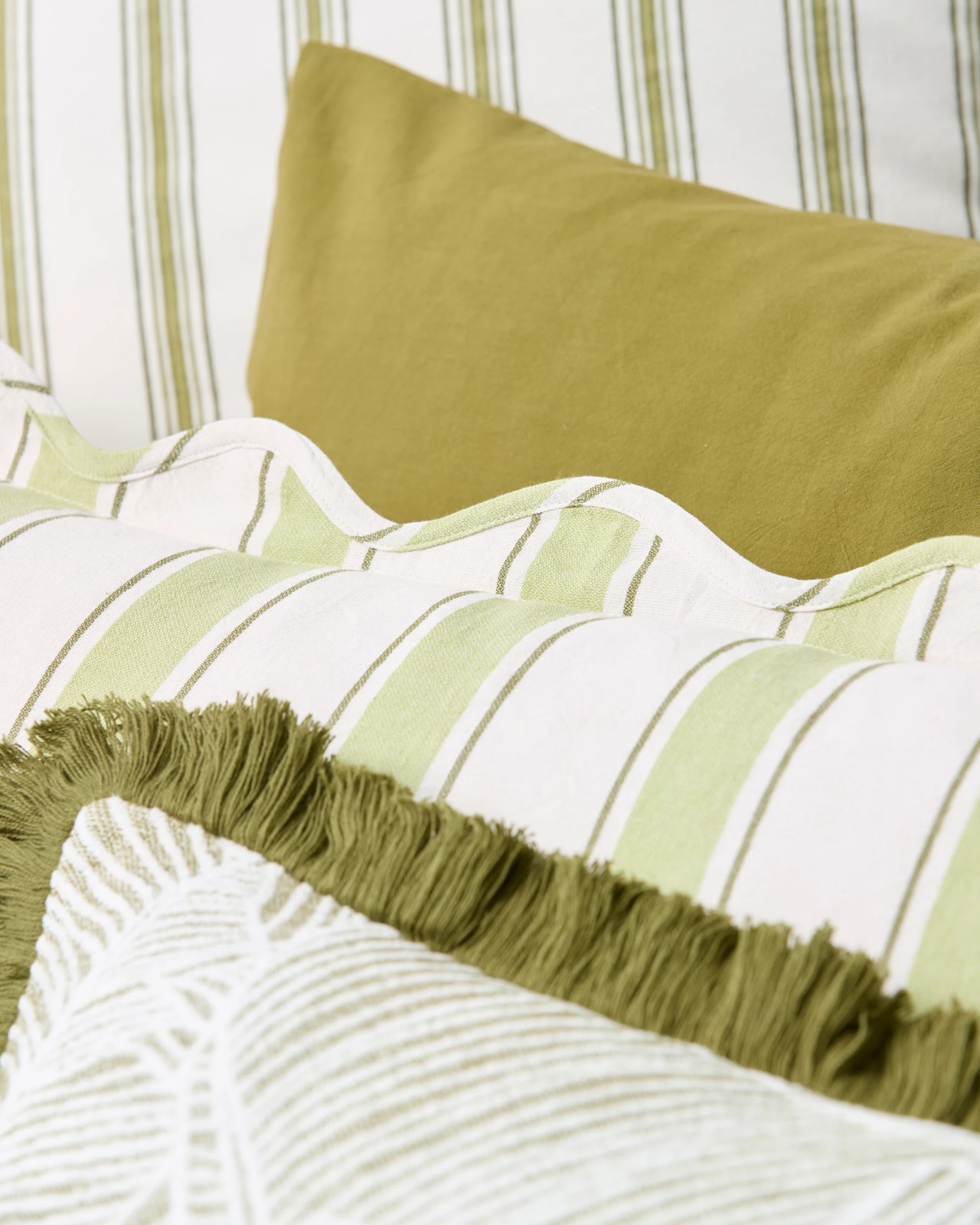 Esther Stripe Quilted Coverlet Set 4 of 6
