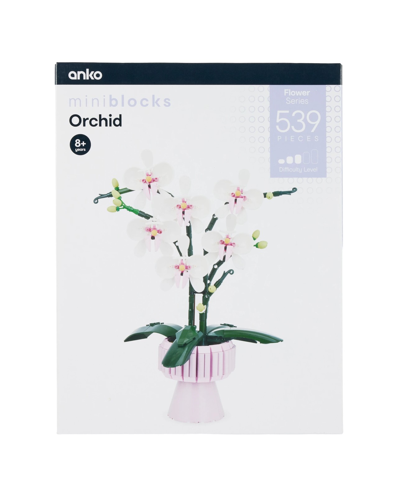 539 Piece Mini Blocks Flower Series: Orchid Playset 3 of 3