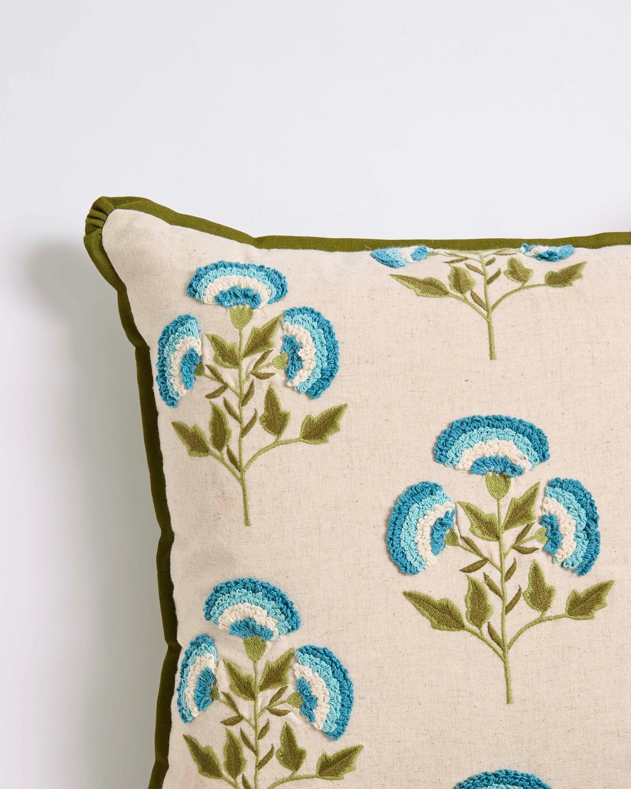 Aliyah Embroidered Floral Cushion 2 of 2