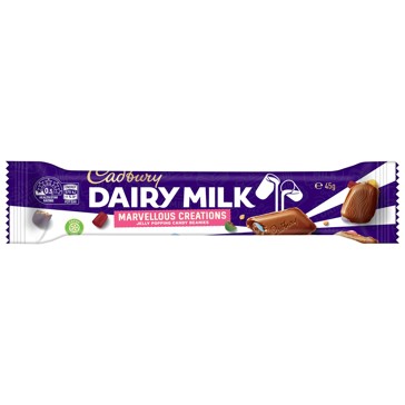 Cadbury Dairy Milk Marvelous Creations Jelly Popping Candy Beanies 45g