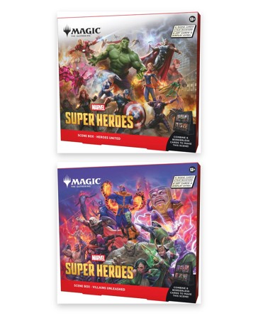 Magic The Gathering Marvel Super Heroes Scene Box - Assorted