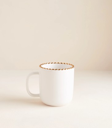 Dot Gold Rim Mug