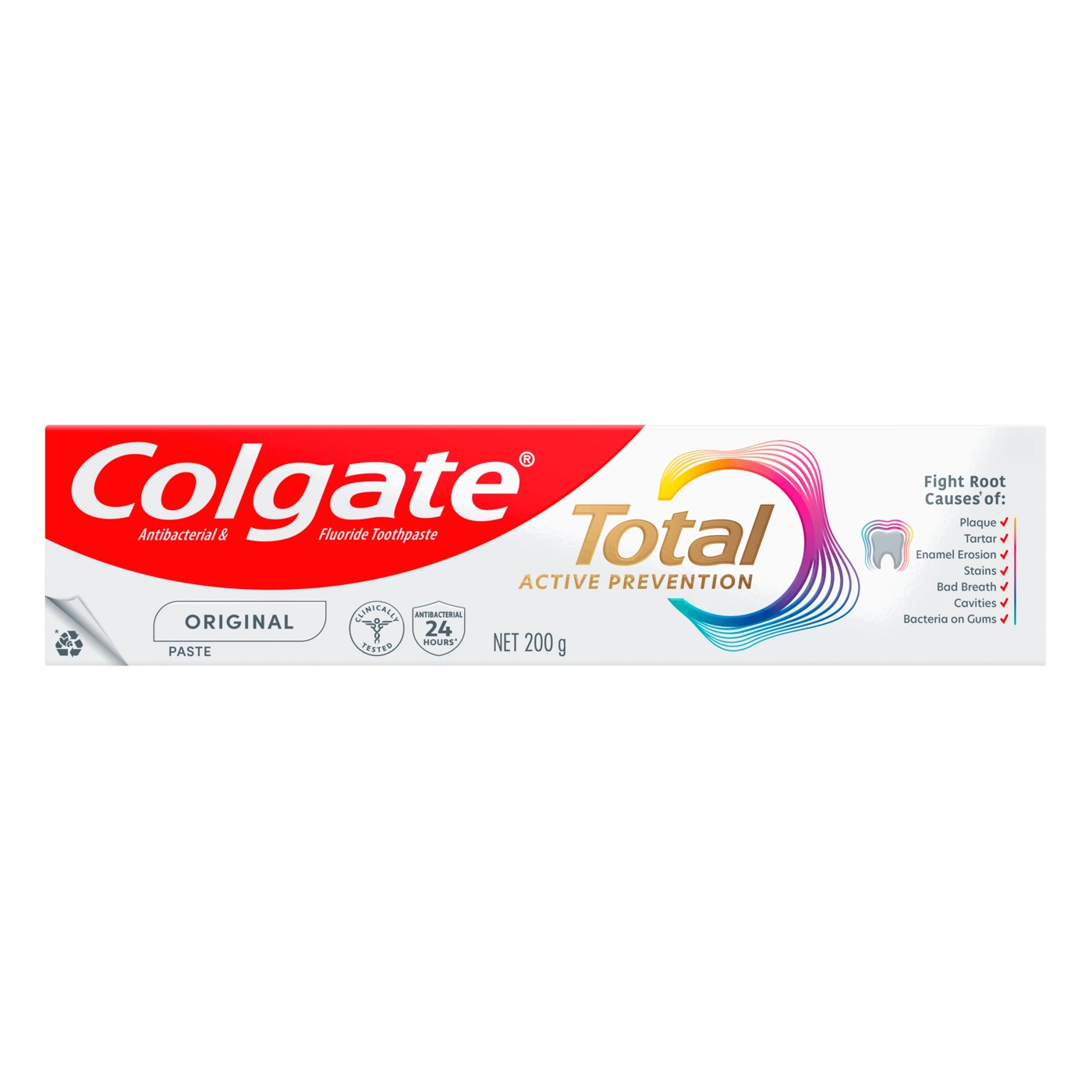 Original Antibacterial Fluoride Toothpaste - Colgate Total 2 of 5