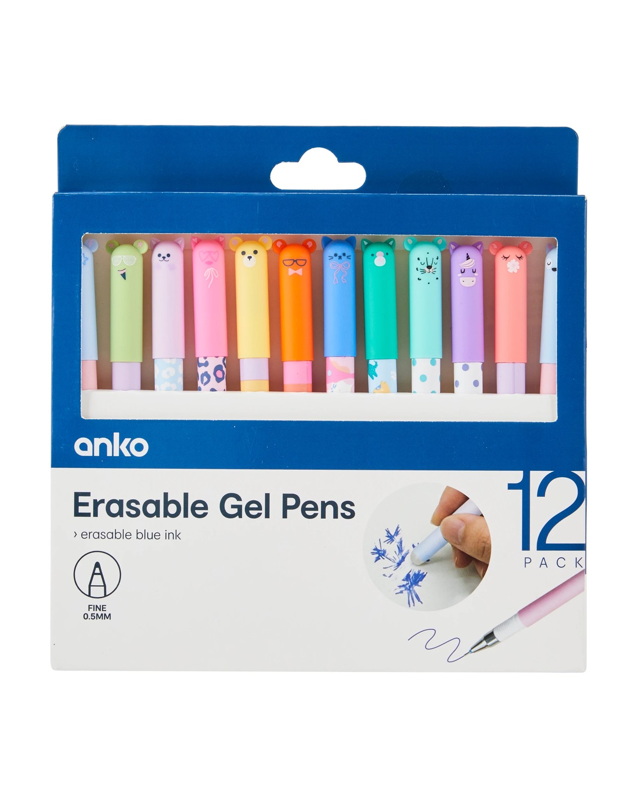 Anko 12 Pack Erasable Gel Pens 4 of 5