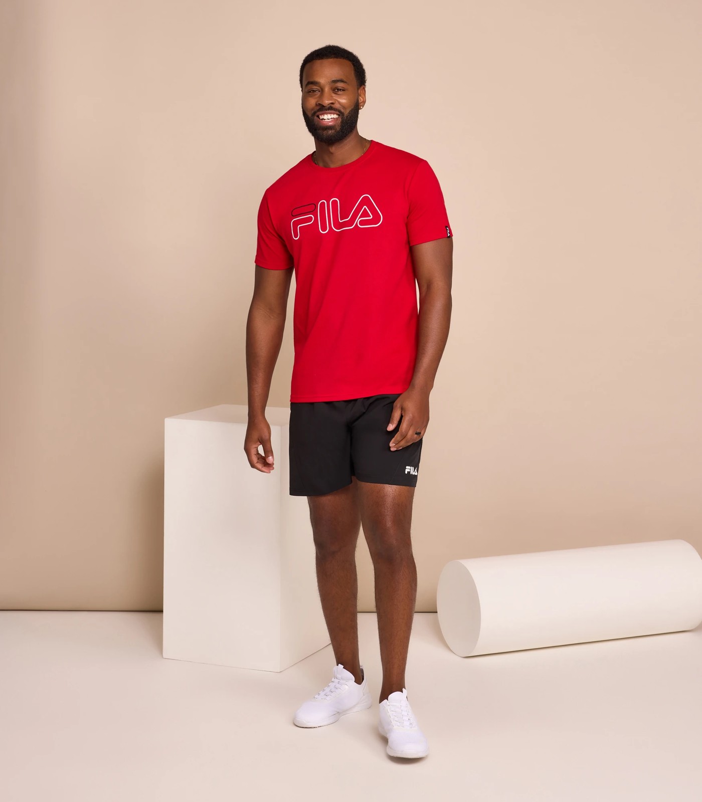 Fila red best sale t shirt