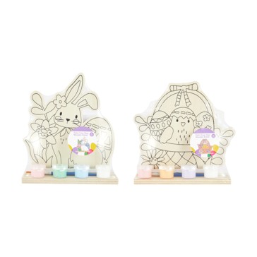 Paint Your Own Wooden Stand, Assorted - Anko