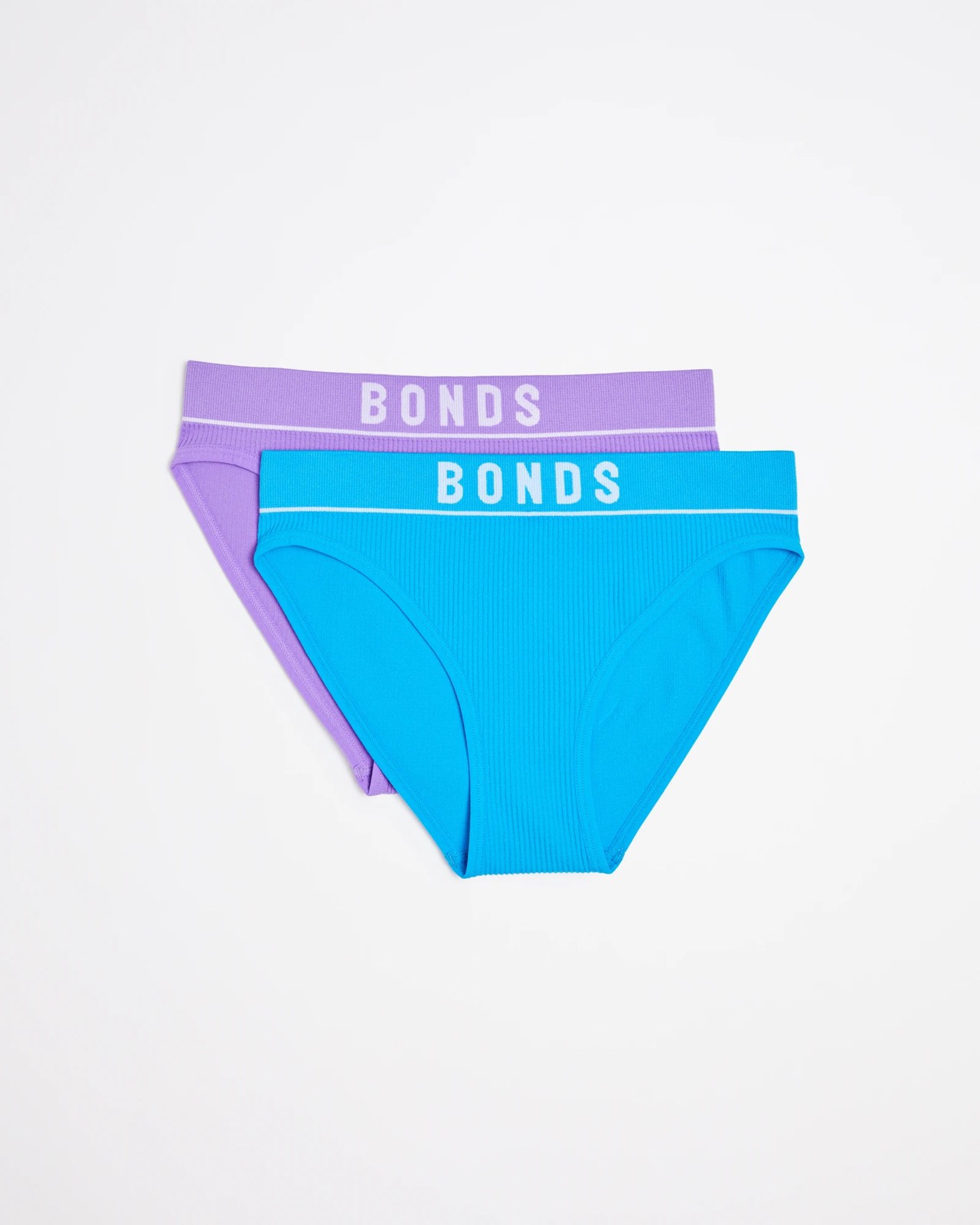 2 Pairs X Bonds Womens Seamless Full Brief Underwear Violet