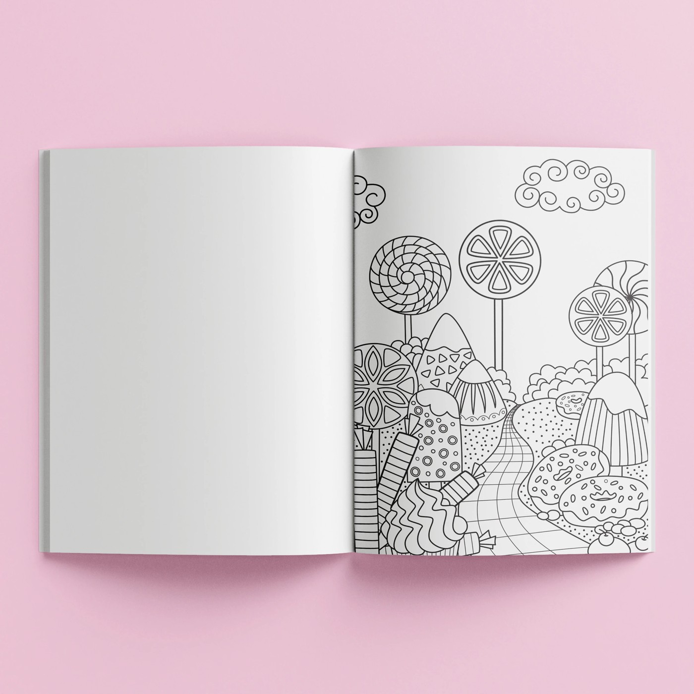 Kaleidoscope Coloring: Candy Shop - Book 6 of 6