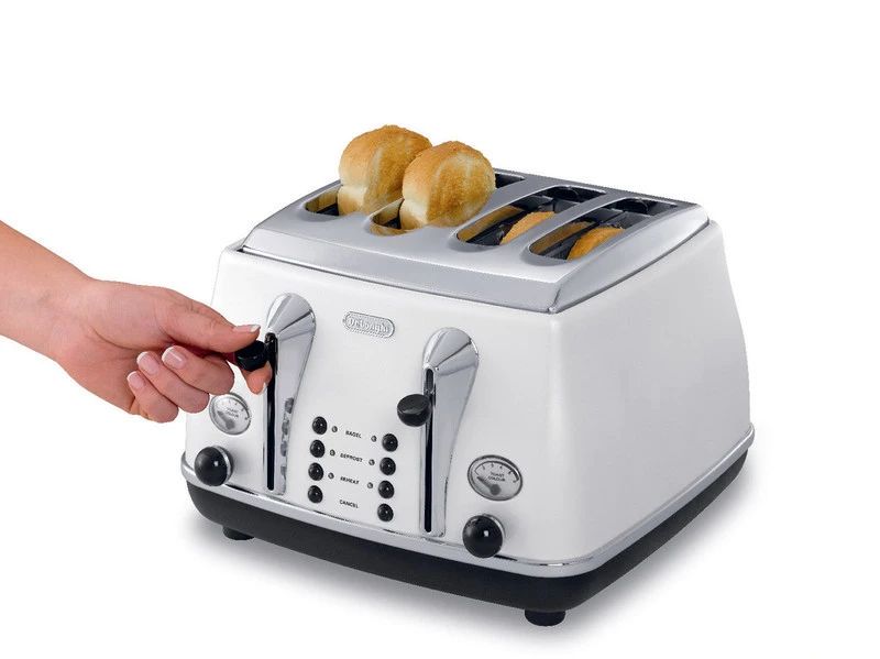 Icona Classic 4Sl Toaster White Delonghi Target Australia