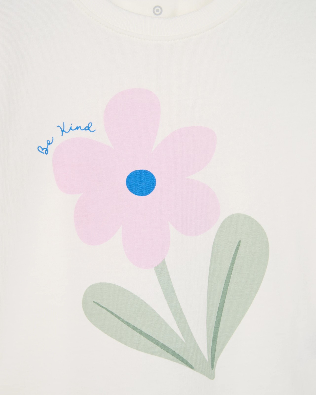 Australian Cotton Oversized T-Shirt - White Flower 2 of 2