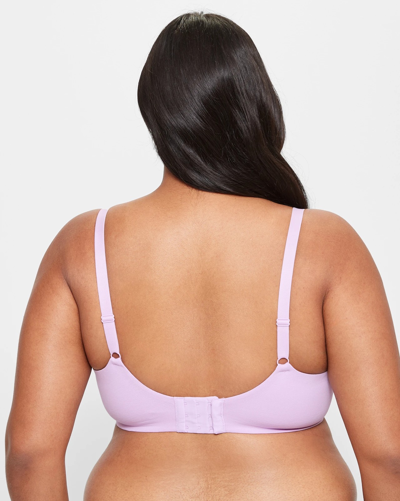 Fuller Figure Cotton Soft Cup Bra - Orchid Bloom