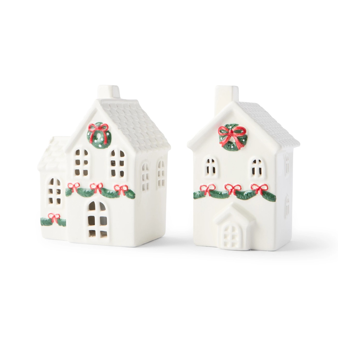 Anko 2 Pack Light Up Ceramic Houses 4 of 6