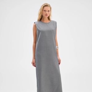 Preview Sleeveless Midi Length Column Dress