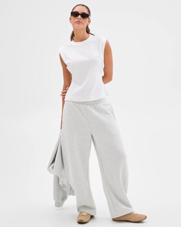 Lily Loves Australian Cotton Blend Bow Leg Trackpants