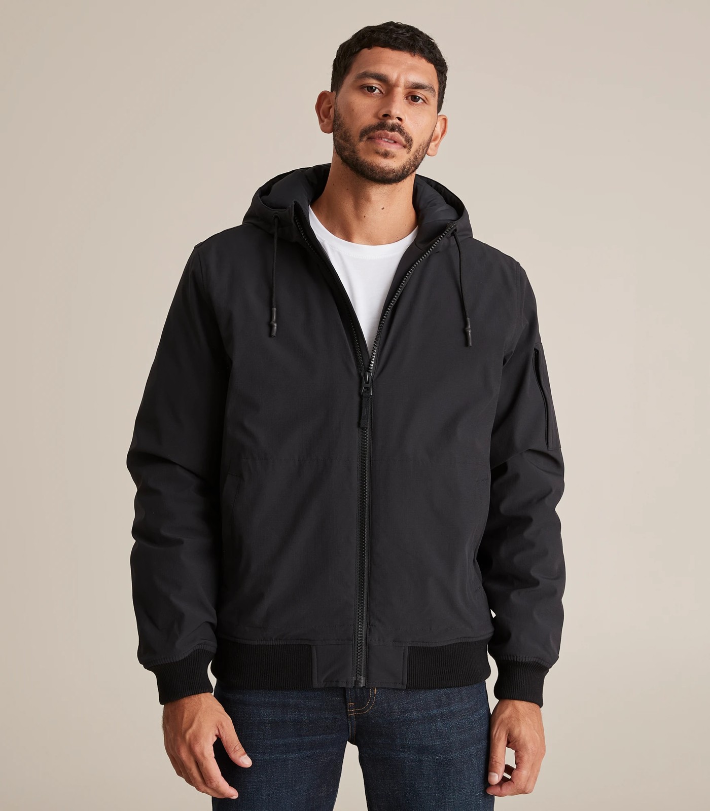 Black bomber jacket store target