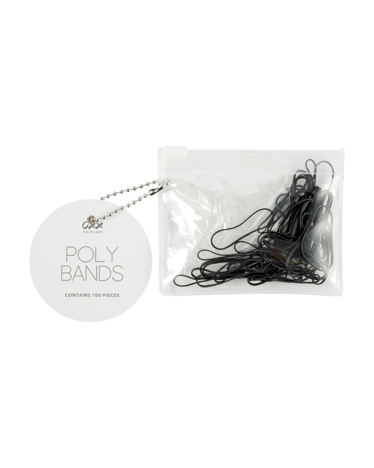 100 Piece Poly Bands - OXX Haircare 4 of 4