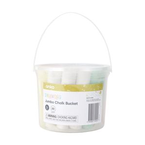 Jumbo Chalk Bucket, 20 Pack - Anko product image