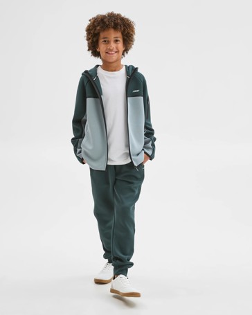 Active Australian Cotton Blend Zip Through Hoodie