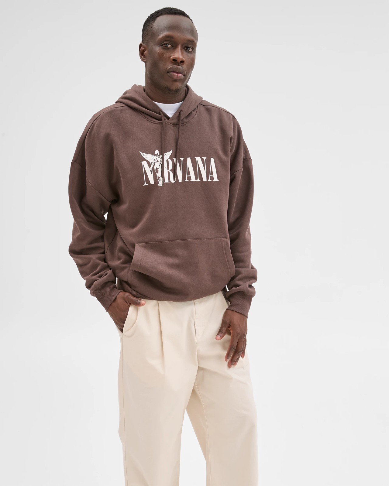 Nirvana Logo Australian Cotton Blend Graphic Hoodie 4 of 6