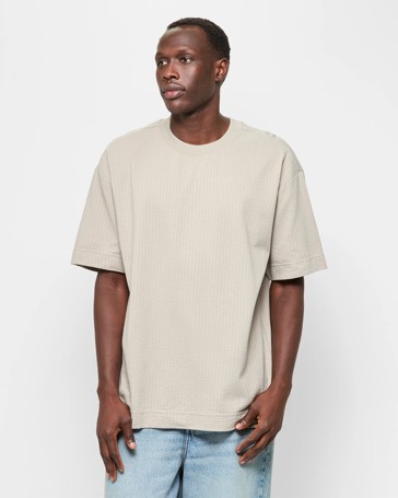 Australian Cotton Seersucker T-Shirt - Commons