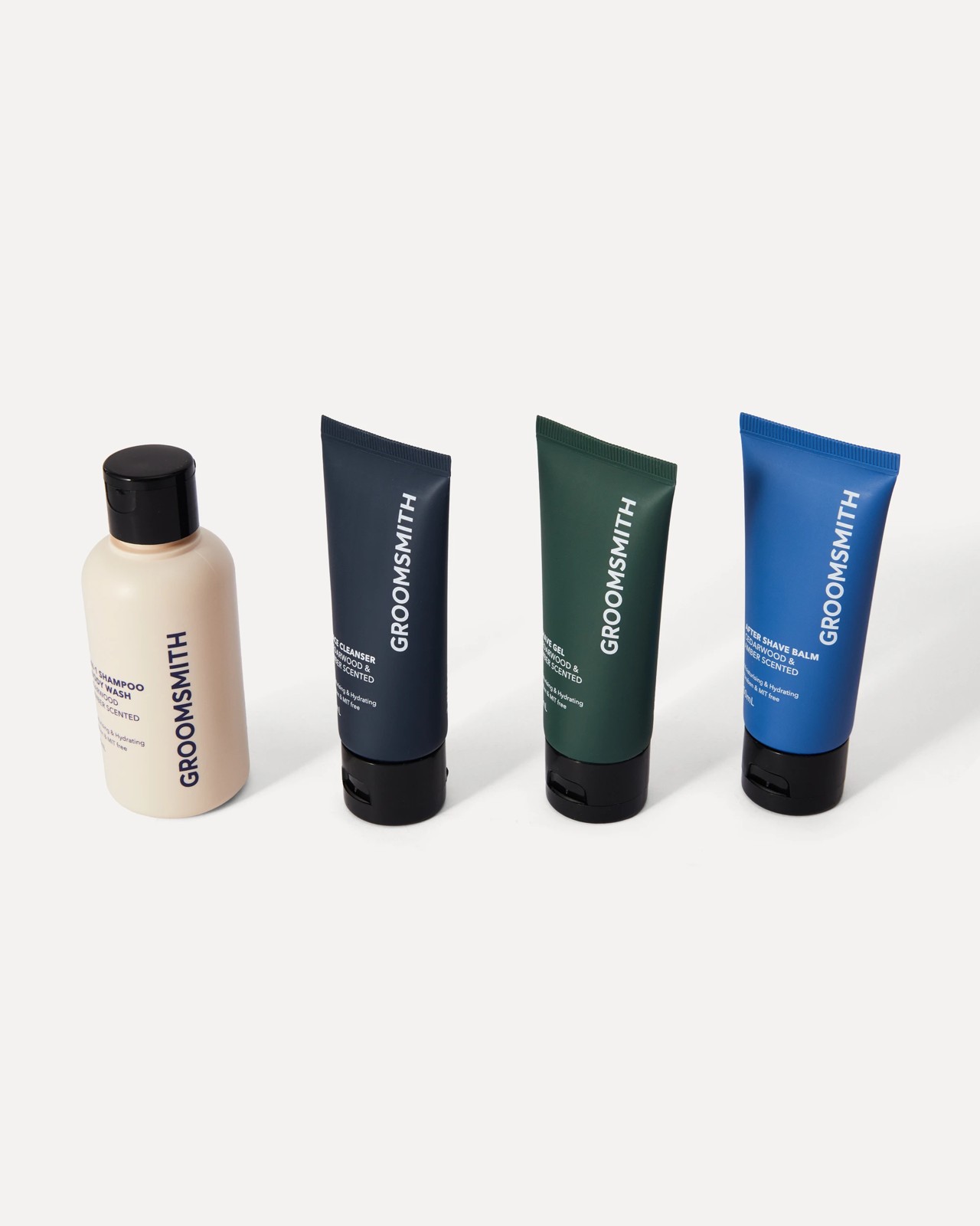 Groomsmith Men's 4 Piece Wash Pack - Cedarwood and Amber Scented 3 of 6
