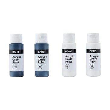 Acrylic Craft Paints, 4 Pack - Anko