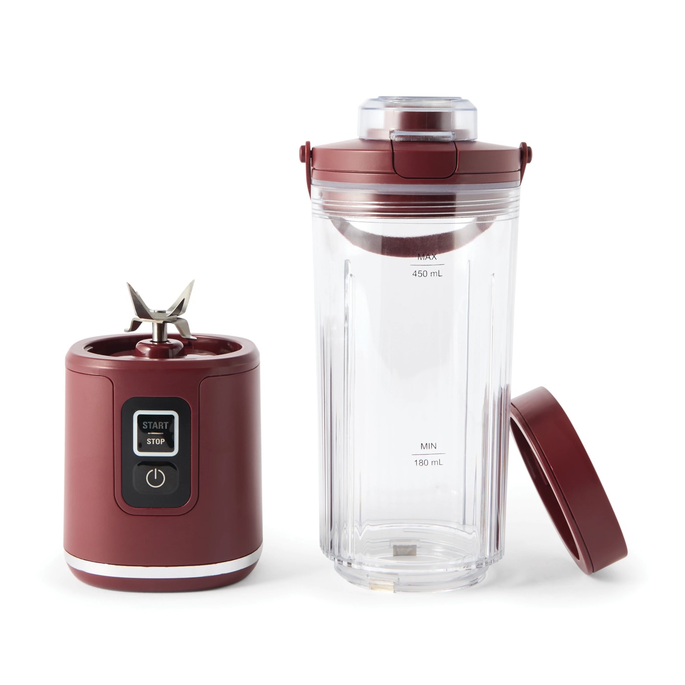 Anko Portable USB Blender - Dark Red 5 of 5