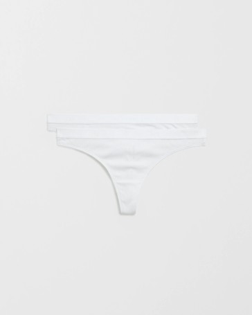 Lily Loves Organic Cotton 2 Pack G-String Briefs