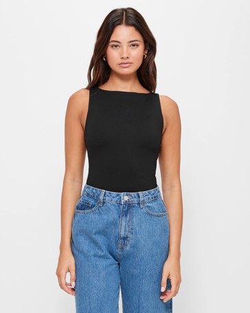 Double Layer Boat Neck Tank Top - Lily Loves