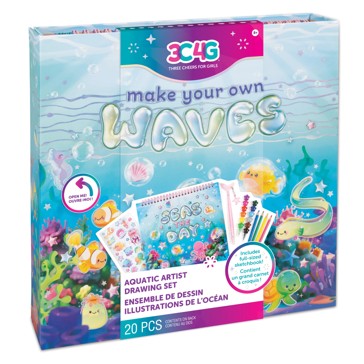 3C4G - Aquatic Fantasy Deluxe Drawing Set