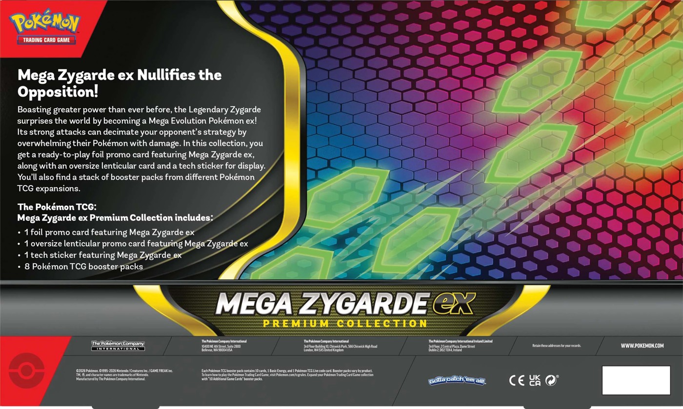 Pokemon TCG: Mega Zygarde ex Premium Collection - Assorted 3 of 3