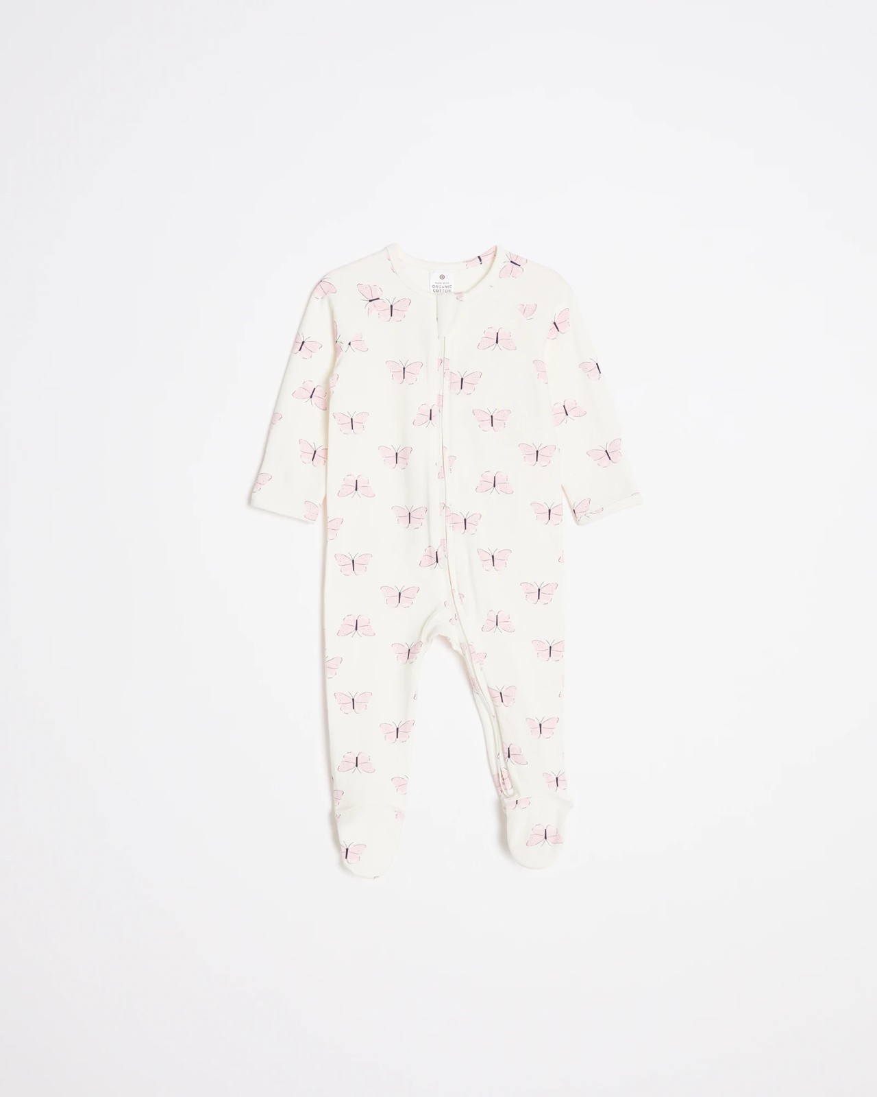 Baby Organic Cotton Print Zip Coverall 5 of 6