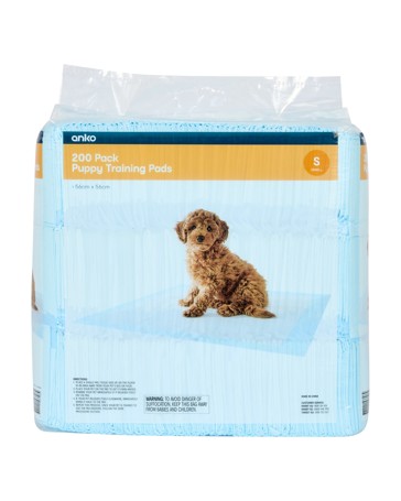 Anko 200 Pack Puppy Training Pads 56cm x 56cm
