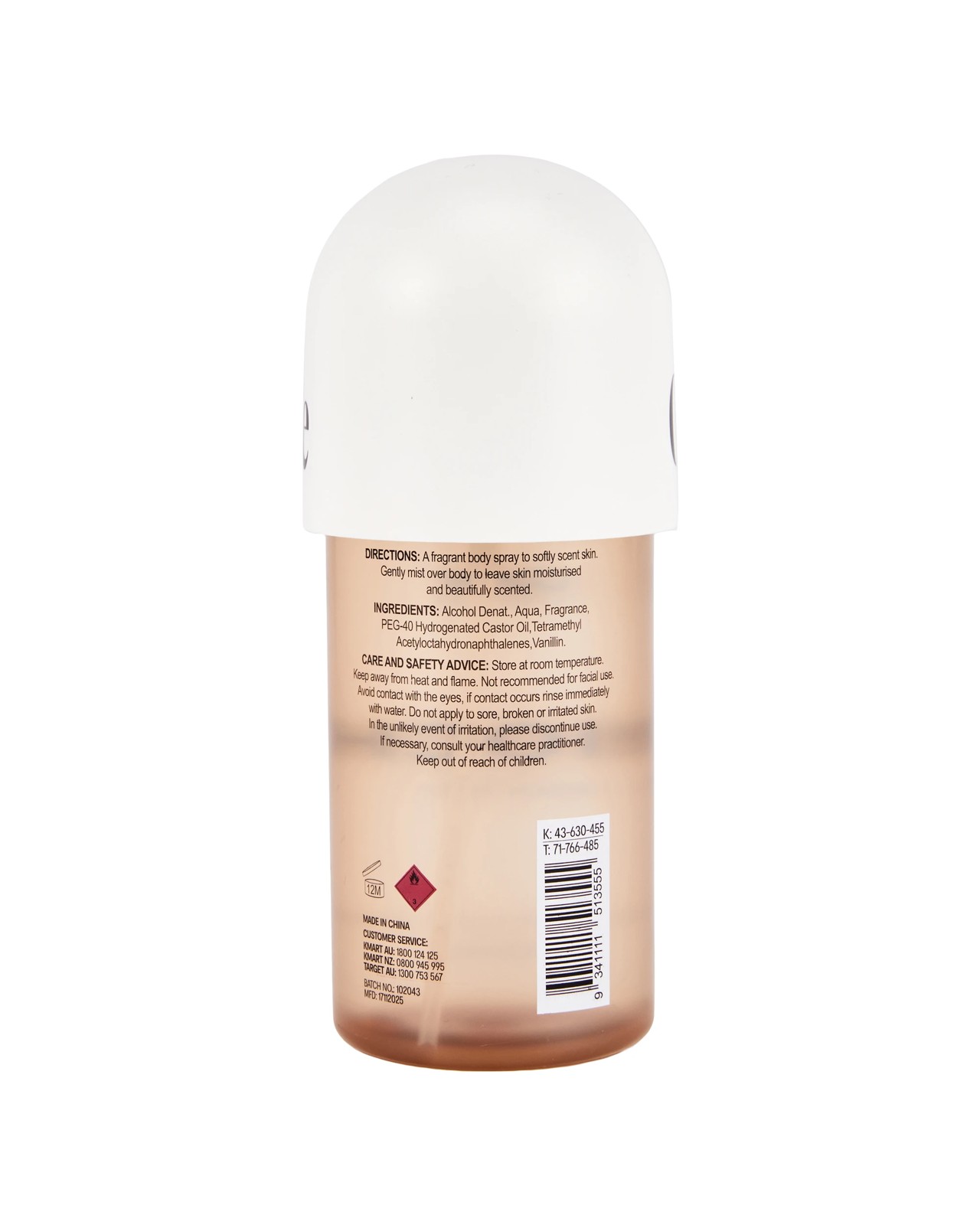 OXX Fragrance Brioche Body Mist 170ml - Sea Salt, Maple and Vanilla 4 of 4