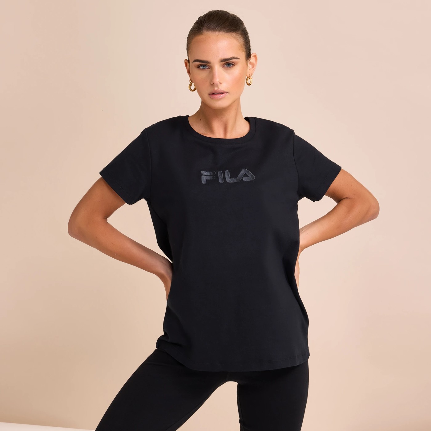 Fila t shirt black hotsell