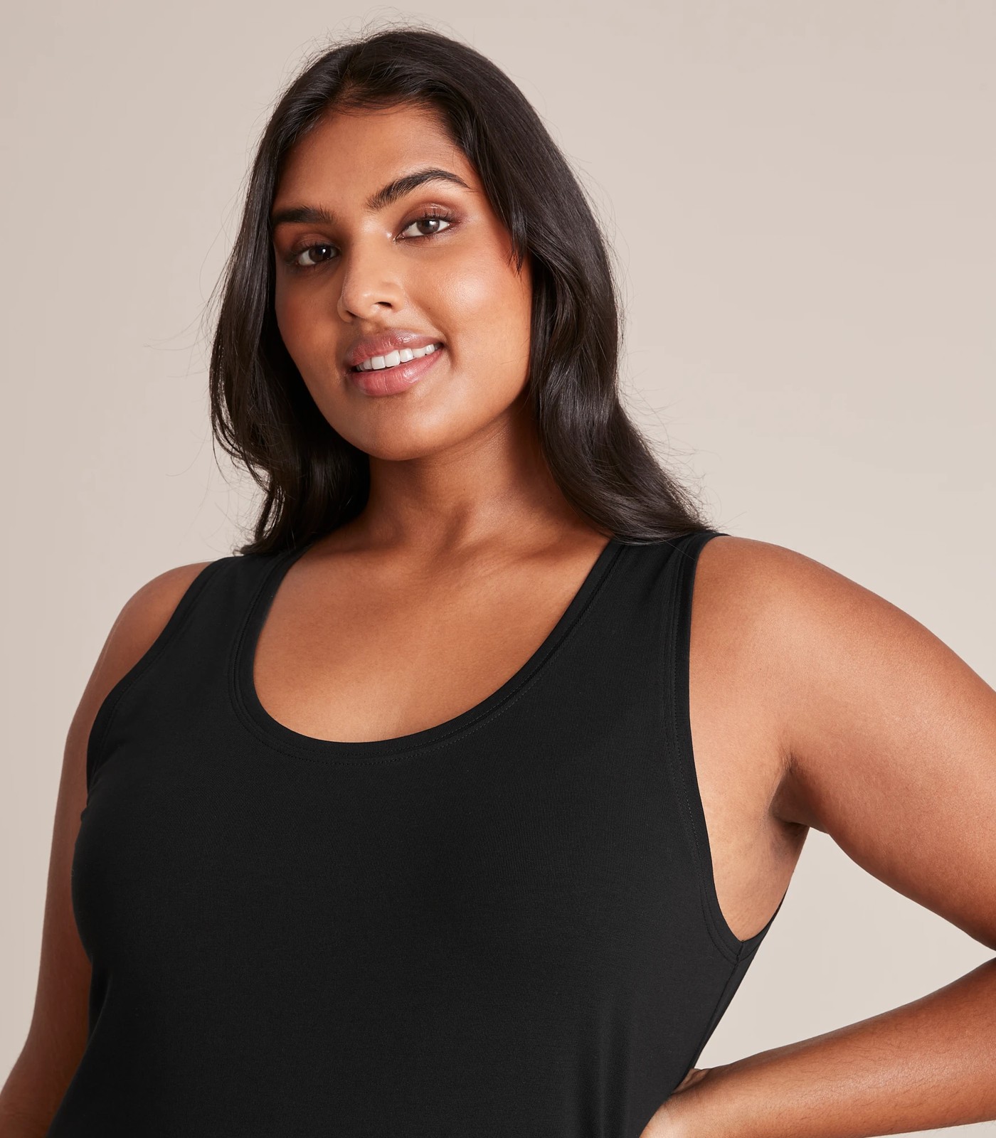 Curve Organic Cotton Tank Top Target Australia