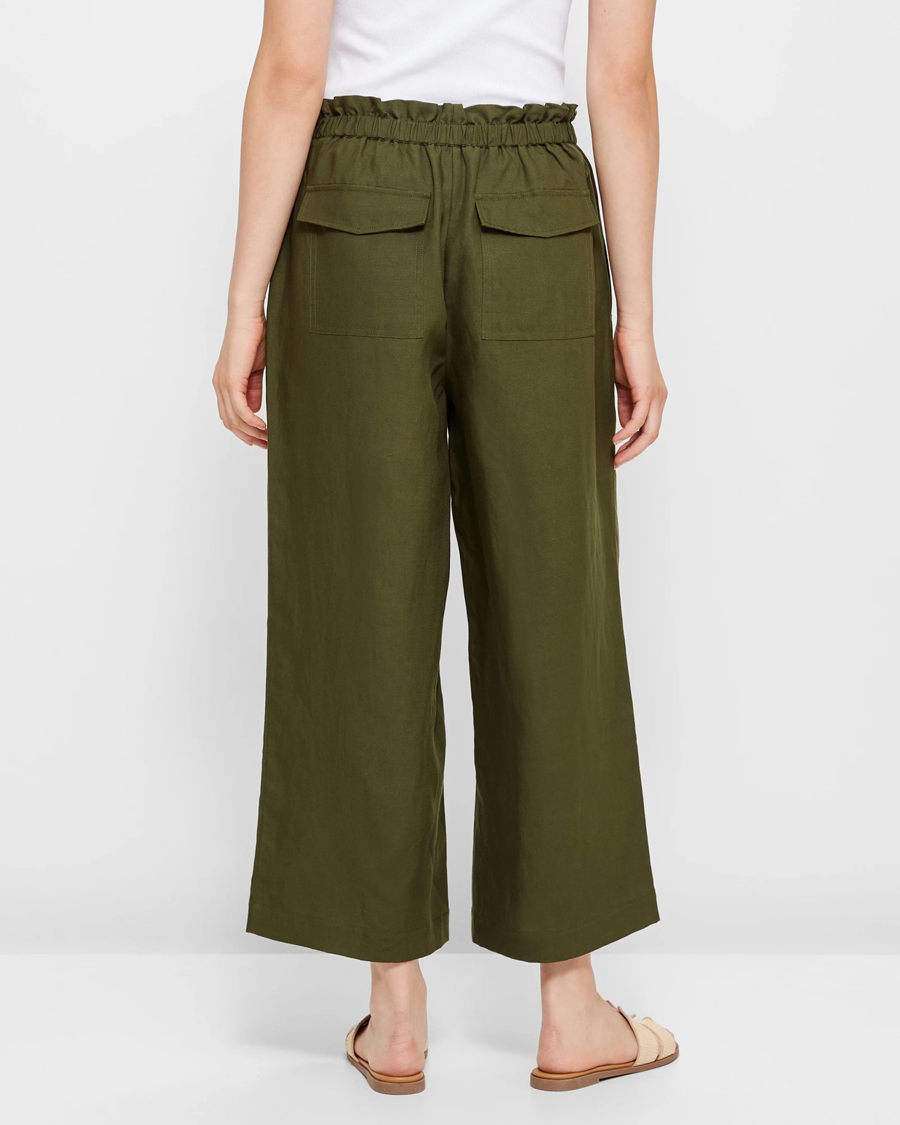 Paperbag Tie Waist Culotte Pants | Target Australia