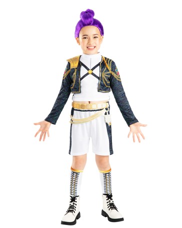 KPop Demon Hunters RUMI Gold Deluxe Kids Costume Size 9-10yrs