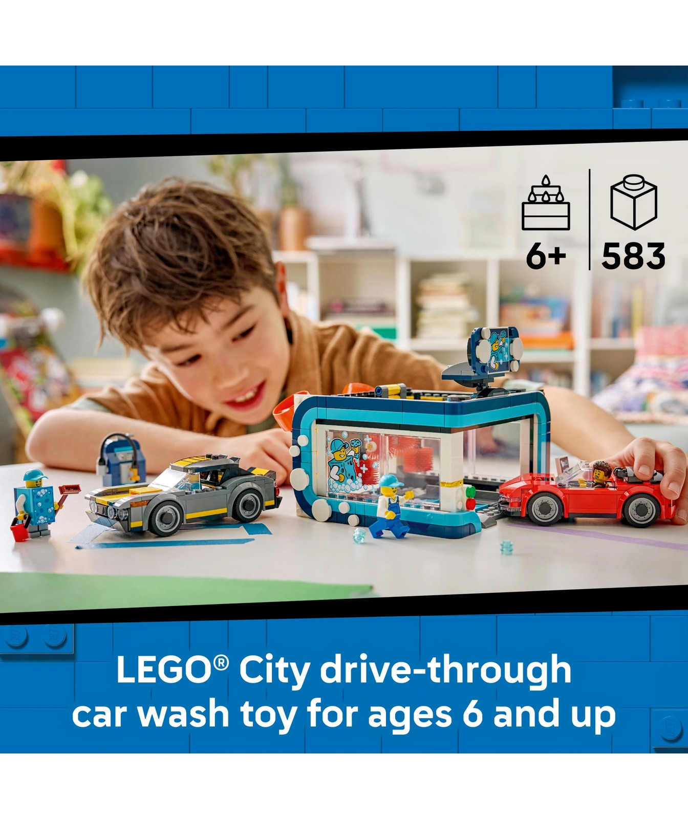 LEGO® City Drive-Through Car Wash 60497 2 of 5