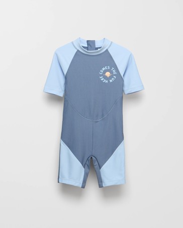 Short Sleeve Swim Onesuit
