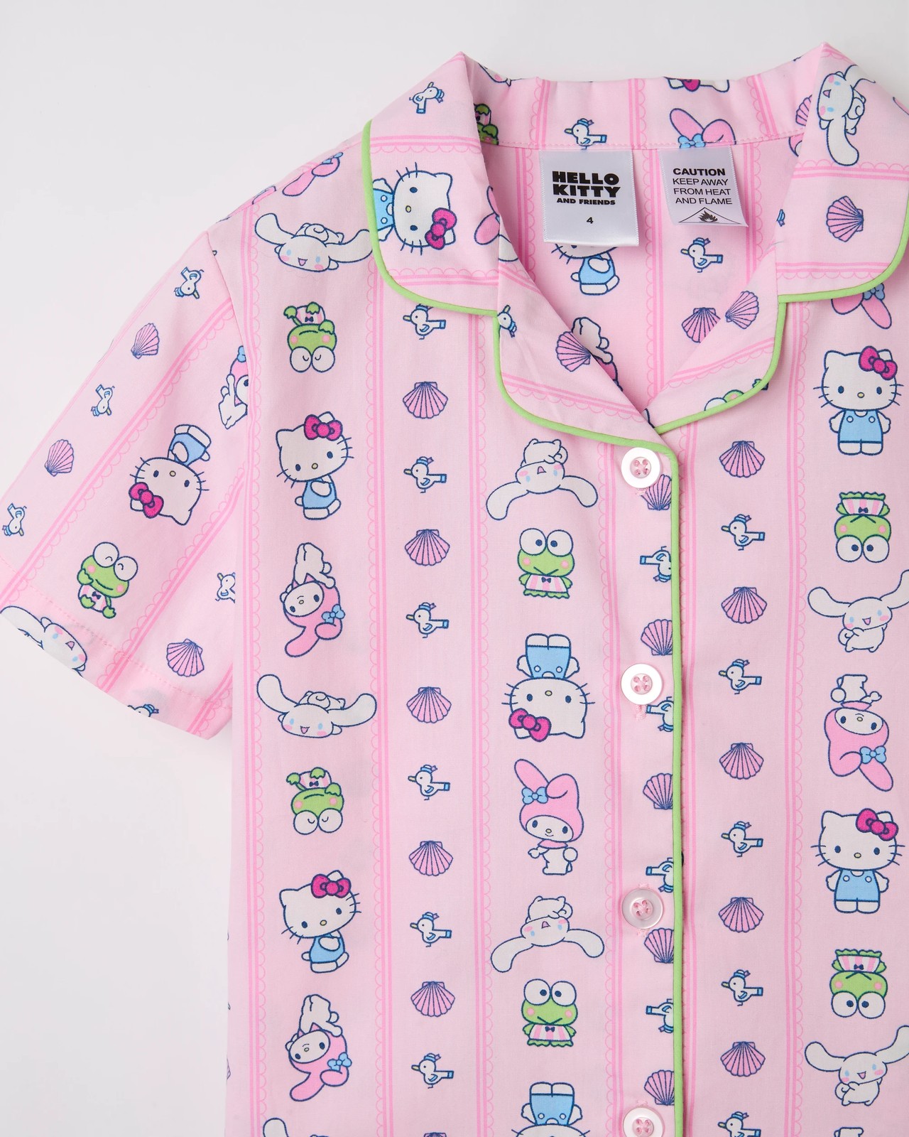 Licensed Hello Kitty Australian Cotton Younger Girls Woven Pyjama Set 4 of 6