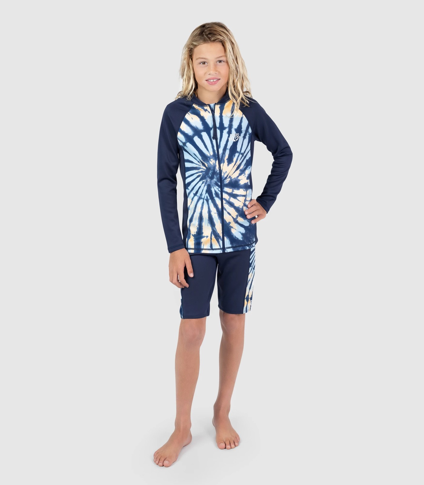Piping Hot TieDye Spliced Swim Jammer Target Australia