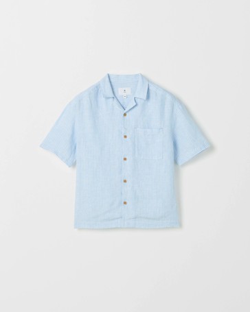 European Linen Short Sleeve Shirt