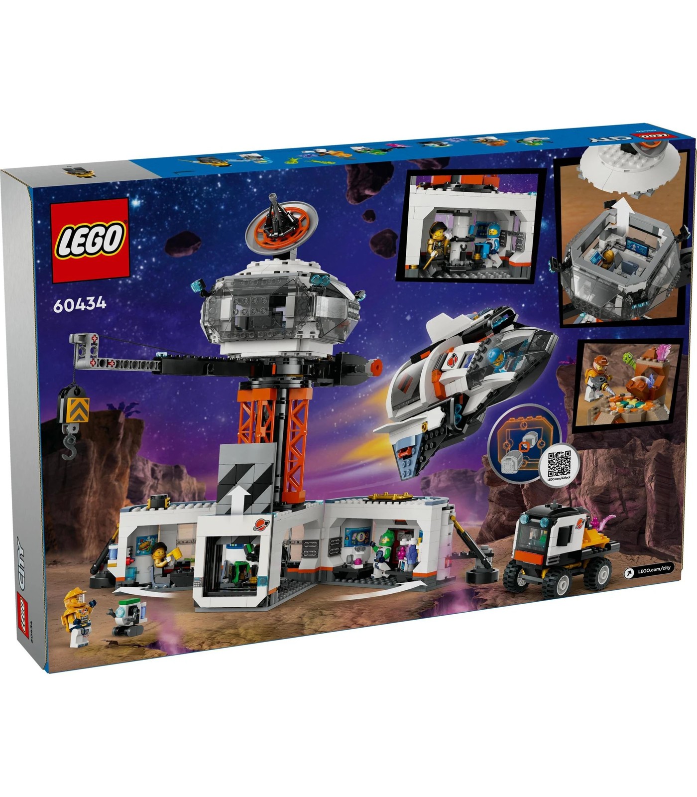 LEGO City Space Base and Rocket Launchpad 60434 Target Australia