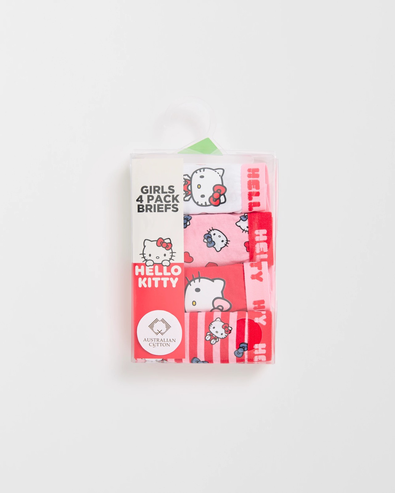 Hello Kitty 4 Pack Younger Girls Midi Briefs 2 of 2