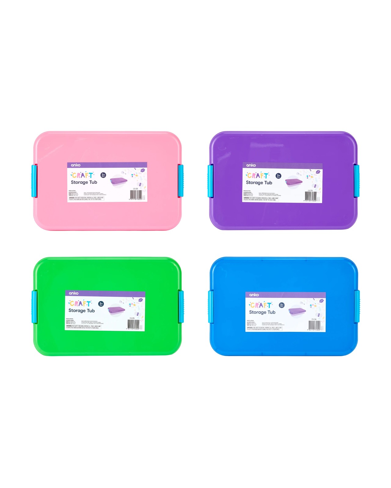 Storage Tub, Assorted - Anko 6 of 6
