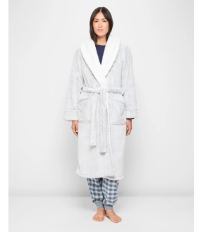 Sherpa Collared Sleep Robe