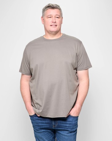 Plus Size Australian Cotton Crew T-Shirt